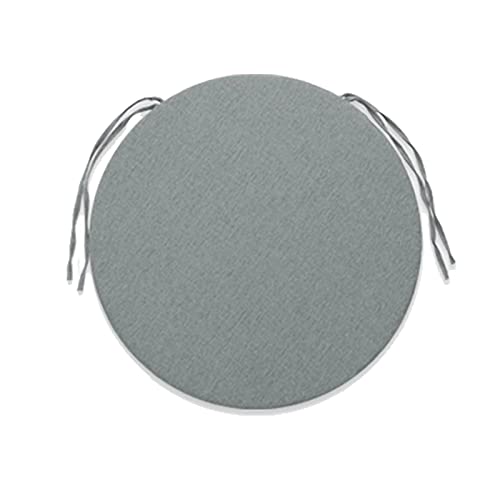 YHNNH， 1 Stück Stuhlpolster for Esszimmerstühle mit Bändern, Küchenstuhlkissen, Sitzkissen for Esszimmerstühle, Bezug waschbar und abnehmbare Sitzpolster(Grey) von YHNNH
