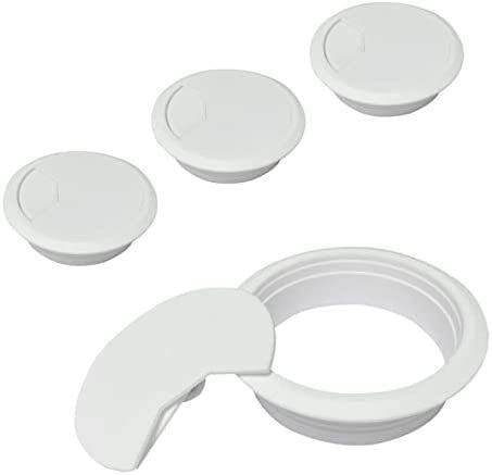 YHNNH, 60 mm Kabeldurchführung for den Schreibtisch, 4-tlg. schwarze Kabeldurchführung for den Schreibtisch, Kabelführung for den Schreibtischtisch for Zuhause und das Büro, Tischoberflächen-Anschluss YHNNH, 60 mm Kabeldurchführung for den Schreibtisch, 4-tlg. schwarze Kabeldurchführung for den Schreibtisch, Kabelführung for den Schreibtischtisch for Zuhause und das Büro, Tischoberflächen-Anschluss von YHNNH