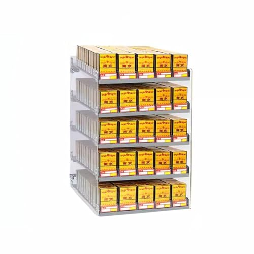 YHNNH, Acryl-Einzelhandelsvitrine, Zigarettenständer, Süßigkeitenschrank, zusammengebauter Vitrine-Organizer for Geschäft, 5 Ebenen(70x29x30cm) von YHNNH