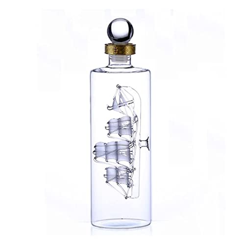 YHNNH, Dekanter-Glas-Likörspender, klare Weinflasche, Segeln/Bootfahren, Geschenke for Männer und Frauen, for Scotch Bourbon Wine Rum Karaffe(1000ml/33.8oz) von YHNNH