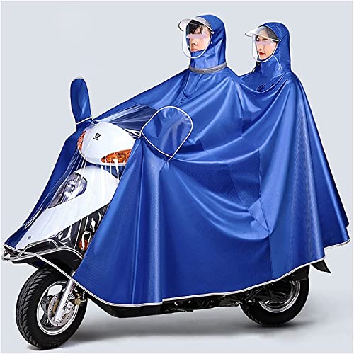 YHNNH， Doppelter und einfacher Dual-Use-Einsatz mit Gleitkette, Regencape mit Rückspiegelabdeckung, for E-Bike(L) von YHNNH