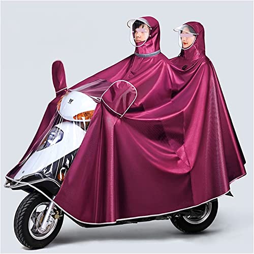 YHNNH， Doppelter und einfacher Dual-Use-Einsatz mit Gleitkette, Regencape mit Rückspiegelabdeckung, for E-Bike(M) von YHNNH