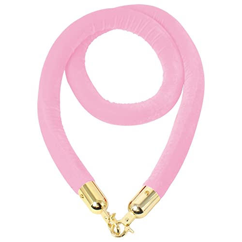 YHNNH, Industrielles Absperrseil mit Baumwollkern, Sicherheits-Absperrseil for Aufhängen for die Kontrolle von Menschenmengen bei Partys auf dem roten Teppich,(Pink,Length 2.5M/8.2Ft/98.4In) von YHNNH