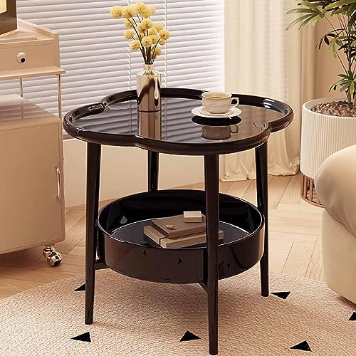 YHNNH, Moderner Couchtisch – 2-stufiger, stilvoller Beistelltisch for Verschiedene Szenen – Tabletttisch, Nachttisch, Kleiner Beistelltisch – einzigartiges Design(C) von YHNNH