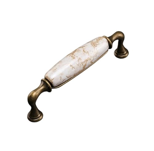 YHNNH， Moderner europäischer Marmor geknackter Keramikgriff Schranktürgriff Schubladenschrankgriff(3367 128mm) von YHNNH