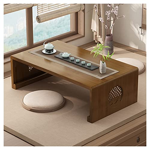 YHNNH, Niedriger Tisch – stilvolles Klappdesign – vielseitige und funktionale Möbel for Wohnzimmer, Esszimmer, Tee – stilvoller Couchtisch(Brown,120x50x31cm) von YHNNH