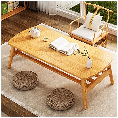 YHNNH, Tatami-Couchtisch – niedriger Altartisch, for Sitzen auf dem Boden, Erkerfenster, Esszimmer – Kleiner Teetisch for Entspannen von YHNNH