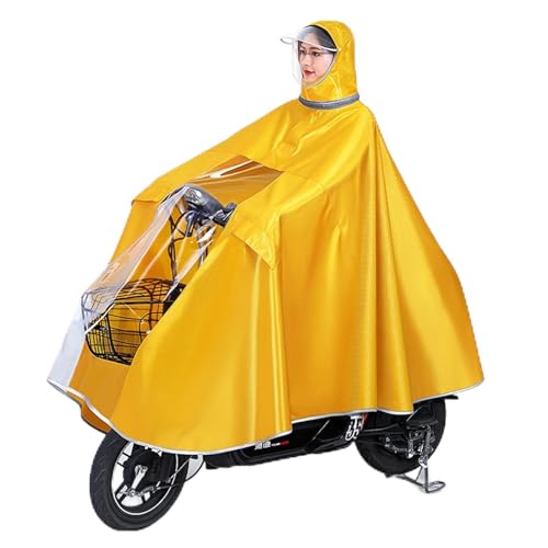 YHNNH Fahrrad-Regenmantel, Regen mit Kapuze for Fahrrad, E-Bike, Roller(Unique Colour,S) von YHNNH
