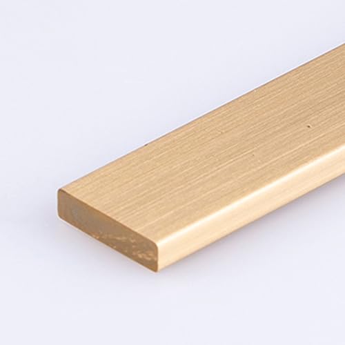 YHNNH Messing-Übergangsleiste for Bodenbeläge – 100 cm Nahtabdeckleiste for Fliesen zu Vinyl, wasserdicht und rostfrei(10mmx3mm) von YHNNH