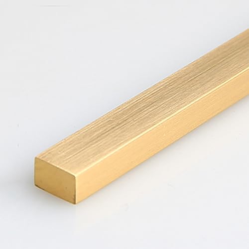 YHNNH Messing-Übergangsleiste for Bodenbeläge – 100 cm Nahtabdeckleiste for Fliesen zu Vinyl, wasserdicht und rostfrei(8mmx5mm) von YHNNH