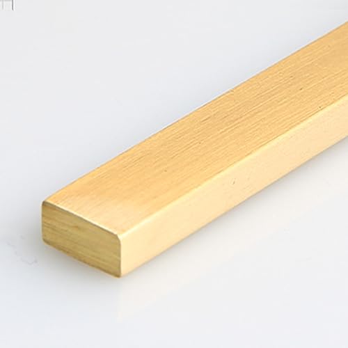 YHNNH Messing-Übergangsleiste for Bodenbeläge – 100 cm Nahtabdeckungsleiste for Fliesen auf Vinyl, einfache Installation, wasserdicht(10mmx5mm) von YHNNH