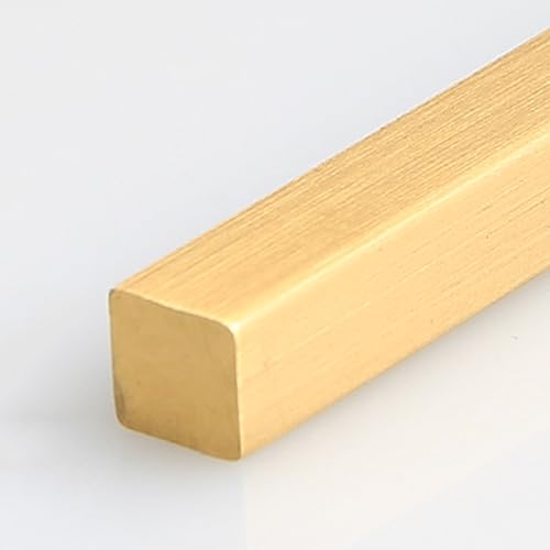 YHNNH Messing-Übergangsleiste for Bodenbeläge – 100 cm Nahtabdeckungsleiste for Fliesen auf Vinyl, einfache Installation, wasserdicht(6mmx6mm) von YHNNH
