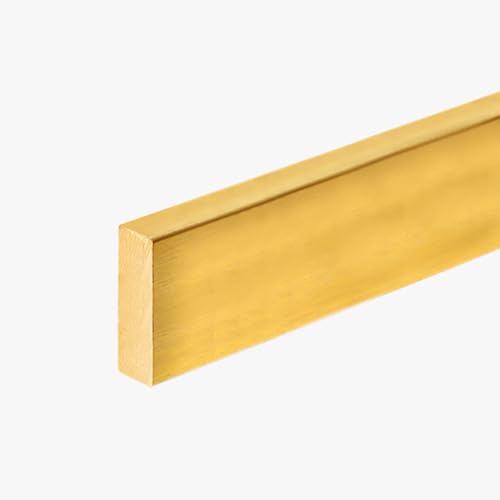 YHNNH Schwellenübergangsleiste aus massivem Messing – langlebige Nahtabdeckung for Holz und Fliesen – 1 m zuschneidbare Länge(3mmx15mm) von YHNNH
