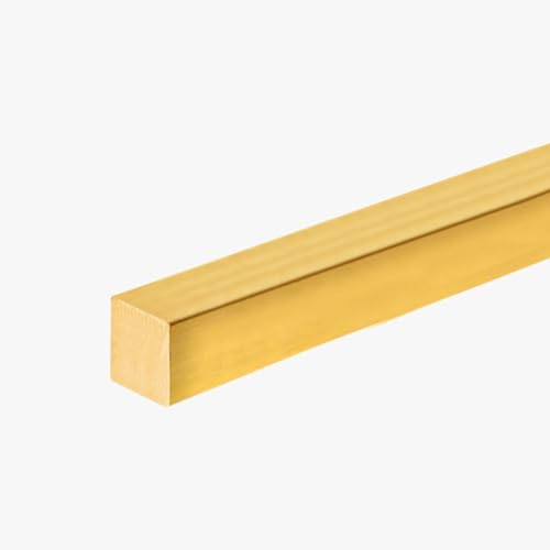 YHNNH Schwellenübergangsleiste aus massivem Messing – langlebige Nahtabdeckung for Holz und Fliesen – 1 m zuschneidbare Länge(5mmx5mm) von YHNNH