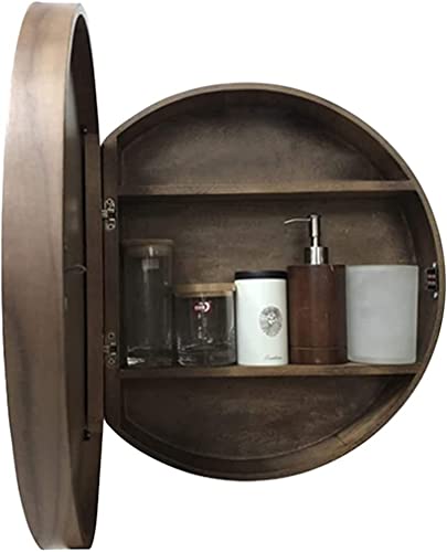 YHNNH Spiegelschränke Spiegelschränke Runder Badezimmerschrank Wandmontierter Küchenschrank Badezimmerschrank mit Spiegel für Badezimmer mit Schiebetüren, Geschenk, Colo YHNNH Spiegelschränke Spiegelschränke Runder Badezimmerschrank Wandmontierter Küchenschrank Badezimmerschrank mit Spiegel für Badezimmer mit Schiebetüren, Geschenk, Colo von YHNNH
