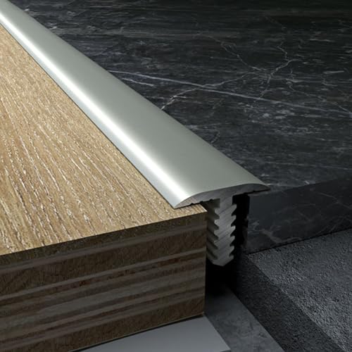 YHNNH Übergangsleiste for Holz und Fliesen – 90 cm Bodenschwelle aus Aluminiumlegierung for Glatte Nahtabdeckung, wasserdicht(Gray) von YHNNH
