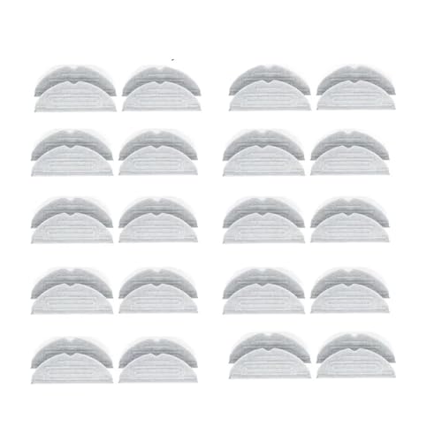 YHNNH Wischtücher Wischmopp-Zubehör, Kompatibel Mit Roborock, S7, S7+, S7 MaxV, Ultra, S7 Pro, Ultra, S8, S8+, S7 Max, Ultra(20pcs) von YHNNH