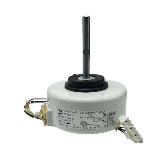 YYR13-4/YYS15-4 13 W 15 W Getriebedrehzahlregelung 5-Leiter-Ersatz 6-Leiter-Klimaanlage Innenlüfter Kunststoffmotor(YYS15-4 15W) von YHNNH