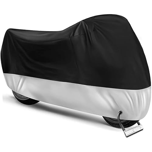 Motorrad Abdeckplane Speziell für BMW R nineT Urban GS R9T Pure R Nine T Racer Scrambler, Motorradabdeckung Outdoor Wasserdicht UV-Beständiges Motorradgarage 210D Oxford Stoff Abdeckplane Motorrad von YHNQFB
