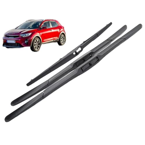 YHNQFB Scheibenwischer Vorne für Kia Stonic 2016–2023,26"+16"+11", Leiser Ersatzwischblätter Wischer Klingen Wischerblätter Wischerblatt Hinten Heckwischer Wischblattersatz ZubehöR von YHNQFB