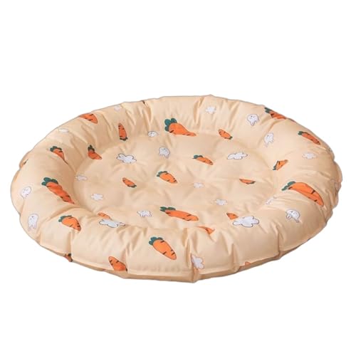 YHOPJKFRA Kühlmatte für Hunde – Weicher, Dicker Schaumstoff, stützendes Gel, selbstkühlendes Pad für Hunde und Katzen im Sommer. Langlebig, Kratzfest | orange von YHOPJKFRA