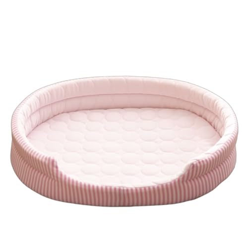 YHOPJKFRA Kühlmatte für Hunde – Weicher, Dicker Schaumstoff, stützendes Gel, selbstkühlendes Pad für Hunde und Katzen im Sommer. Langlebig, Kratzfest | rosa von YHOPJKFRA