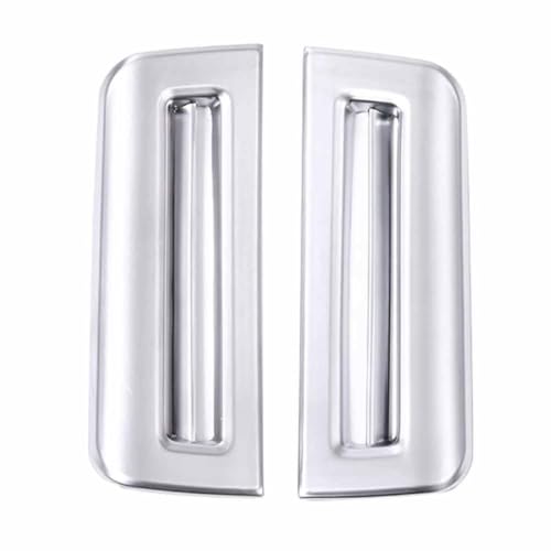 YHQKJ Auto Klimaanlage Lüftungsabdeckung Für Range Rover Velar 2017 2018, Armaturenbrett Lüftungsauslass Cover Vent Outlet Trim Aufkleber Innenraum Zubehör,B/Silver YHQKJ Auto Klimaanlage Lüftungsabdeckung Für Range Rover Velar 2017 2018, Armaturenbrett Lüftungsauslass Cover Vent Outlet Trim Aufkleber Innenraum Zubehör,B/Silver von YHQKJ