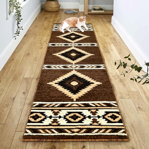 YHSF South West Teppich für Indianer – leicht zu reinigen, dick, weich, langlebig, Indianer-inspirierter Teppich für Schlafzimmer/Wohnzimmer/Flur und mehr, Mokka, 60 x 200 cm YHSF South West Teppich für Indianer – leicht zu reinigen, dick, weich, langlebig, Indianer-inspirierter Teppich für Schlafzimmer/Wohnzimmer/Flur und mehr, Mokka, 60 x 200 cm von YHSF
