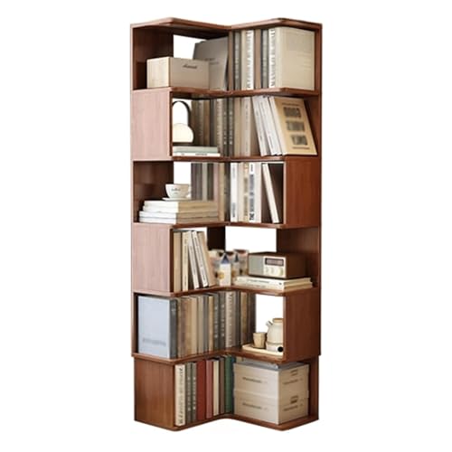 YHWKGZ Eckbücherregal, L-förmige Regale, industrielles Eckregal, Mehrzweck-Display-Organizer-Lagerregal, for Wohnzimmer, Home Office(180CM) von YHWKGZ