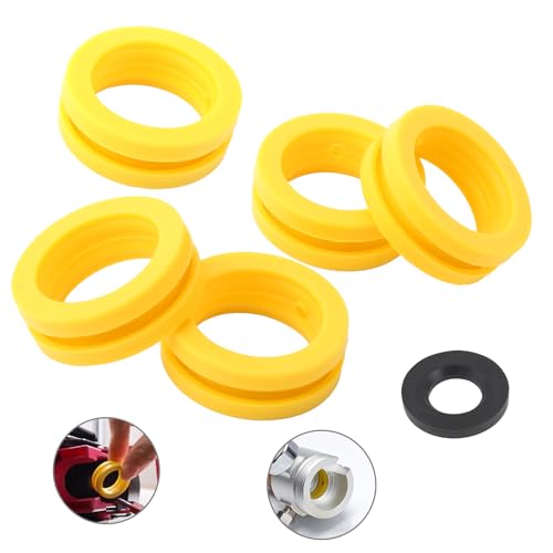 5 Stück Ersatzteile Dichtungsring für Soda stream Ersatzteile DUO ART CO2 Adapter Trapezgewinde TR21-4 für Soda stream Dichtung, Hochwertige Ersatzdichtung Einfache+1 Stück Abdichtung von YHX-OU