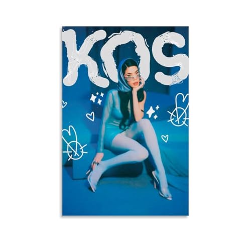 YHZCSCDXY Leinwandposter "Kenia Os Sänger", Musik-Cover, Wandkunst, dekoratives Gemälde, Schlafzimmer, 30 x 45 cm, ungerahmter Stil von YHZCSCDXY