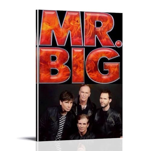 YHZCSCDXY Leinwandposter Mr. Big Sänger mit Musikeinband, Wandkunst, dekoratives Gemälde, Schlafzimmer, Gemälde, Poster, 30 x 45 cm, Rahmenstil YHZCSCDXY Leinwandposter Mr. Big Sänger mit Musikeinband, Wandkunst, dekoratives Gemälde, Schlafzimmer, Gemälde, Poster, 30 x 45 cm, Rahmenstil von YHZCSCDXY