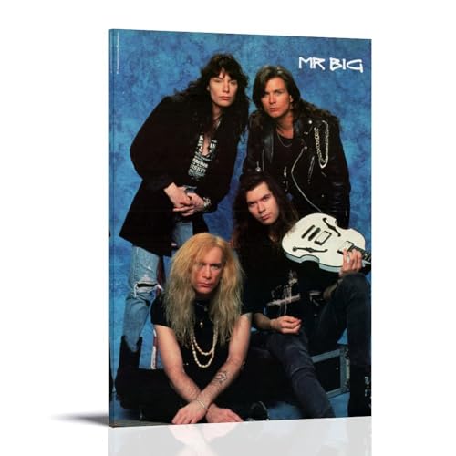 YHZCSCDXY Leinwandposter Mr. Big Sänger mit Musikeinband, Wandkunst, dekoratives Gemälde, Schlafzimmer, Gemälde, Poster, 40 x 60 cm, Rahmenstil YHZCSCDXY Leinwandposter Mr. Big Sänger mit Musikeinband, Wandkunst, dekoratives Gemälde, Schlafzimmer, Gemälde, Poster, 40 x 60 cm, Rahmenstil von YHZCSCDXY