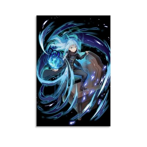 YHZCSCDXY Leinwandposter "That Time I Got Reincarnated As A Slime", klassisches Anime, heißblütig, Anime, Wandkunst, dekoratives Gemälde, Schlafzimmer, 30 x 45 cm, ungerahmter Stil YHZCSCDXY Leinwandposter "That Time I Got Reincarnated As A Slime", klassisches Anime, heißblütig, Anime, Wandkunst, dekoratives Gemälde, Schlafzimmer, 30 x 45 cm, ungerahmter Stil von YHZCSCDXY