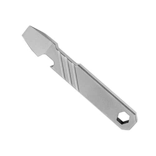YHZNAGEM Titan EDC Pry Bar, Multifunktions Brecheisen Flaschenöffner, Tragbares Mini Stemmeisen für Outdoor, Camping, Abenteuer, Jagd von YHZNAGEM