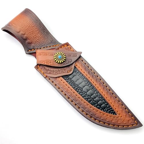 YHZNAGEM Messerscheide Leder, Fixed Blade Messer Scheide, Jagdmesser Leder, Leder Messerholster für Jagd Freizeit Outdoor Sport, Camping, Bergsteigen YHZNAGEM Messerscheide Leder, Fixed Blade Messer Scheide, Jagdmesser Leder, Leder Messerholster für Jagd Freizeit Outdoor Sport, Camping, Bergsteigen von YHZNAGEM