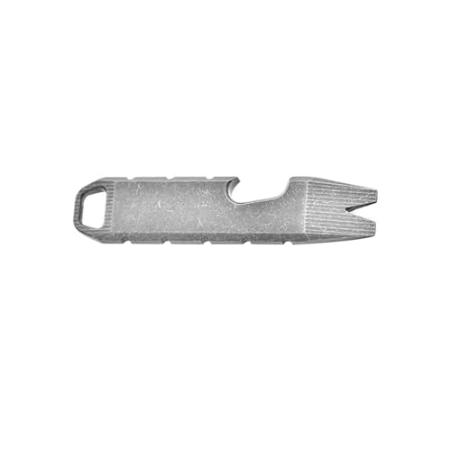 YHZNAGEM Mini Titan EDC Stemmeisen EDC Werkzeug EDC Werkzeug vielseitiges Hebelwerkzeug Flaschenöffner Schraubenschlüssel für Outdoor Multi Tool Camping Zubehör (Stone Washing) von YHZNAGEM