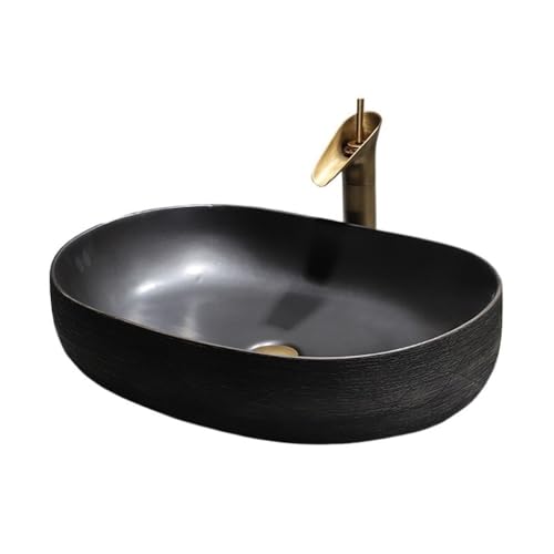 Langlebig Retro Waschbecken Aufsatzwaschbecken Porzellan Keramik Badezimmer Waschbecken Aufsatzbecken Langlebig Retro Waschbecken Aufsatzwaschbecken Porzellan Keramik Badezimmer Waschbecken Aufsatzbecken von YHxFlux