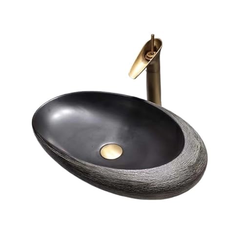 YHxFlux Langlebig Schiff Waschbecken Moderne Badezimmer über Zähler Porzellan Keramik Eitelkeit Waschbecken Kunst Becken YHxFlux Langlebig Schiff Waschbecken Moderne Badezimmer über Zähler Porzellan Keramik Eitelkeit Waschbecken Kunst Becken von YHxFlux