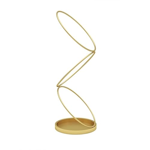 YHxFlux Regenschirmständer Halter Luxus Regenschirm Ständer Tragbare Lagerung Balkon Regenschirm Eimer Stand Home Metall Gold Eingang Eisen Einfache Paraguero Regen Schirmständer Regenschirm(Gold) von YHxFlux