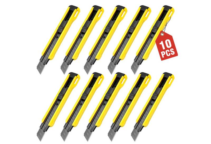 YI Cuttermesser 10/20 Stück Cutter Cuttermesser 18 mm Teppichmesser Paketmesser, (10-tlg) von YI