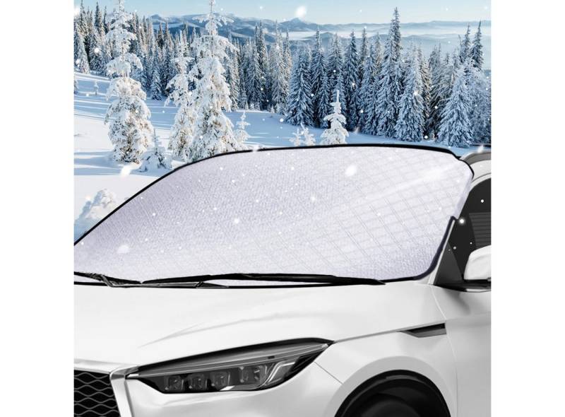 YI Frontscheibenabdeckung Scheibenabdeckung AUTO Frontscheibenabdeckung Winter Frostschutz, (2-St) von YI