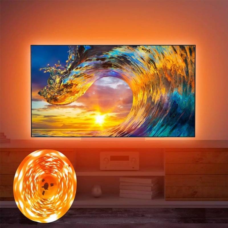 YI LED Lichtleiste LED TV Backlights,4.36M USB Led Strip Lights for 65-75 Inch RGB von YI