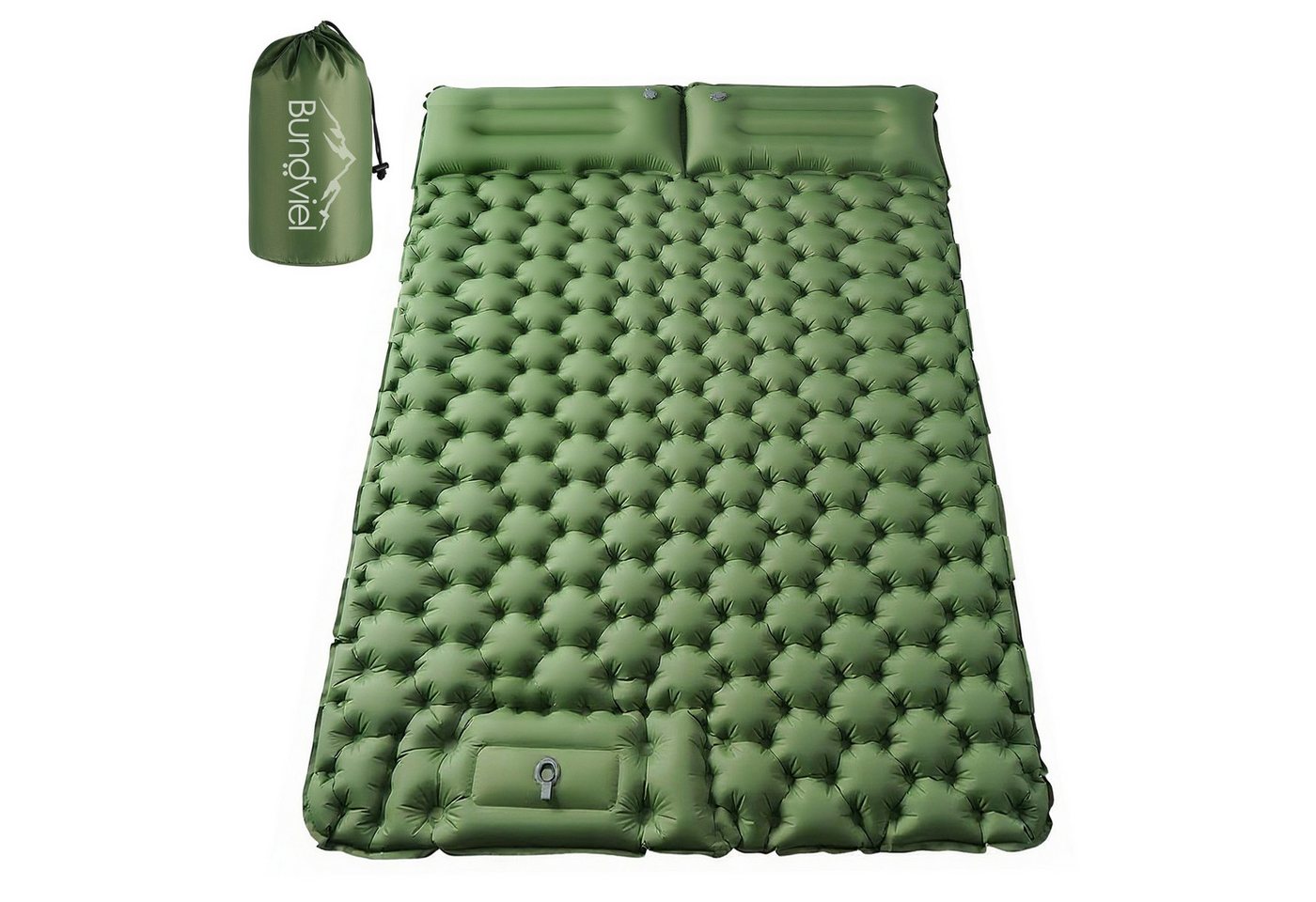 YI Luftbett 2 Personen selbstaufblasend Camping Luftmatratze Fußpumpe YI Luftbett 2 Personen selbstaufblasend Camping Luftmatratze Fußpumpe von YI