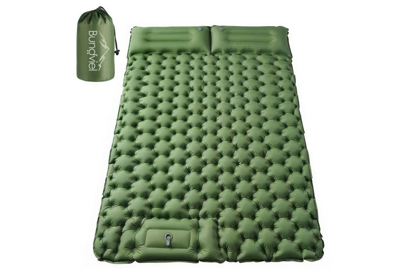 YI Luftbett 2 Personen selbstaufblasend Camping Luftmatratze Fußpumpe von YI