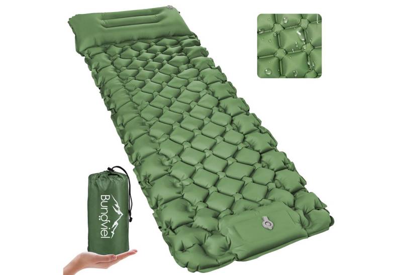 YI Luftbett Isomatte Ultraleicht 8cm dick,faltbar Luftmatratze aufblasbare von YI