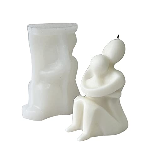 YIAGXIVG Statuen-Silikonform Kerzenform antihaftbeschichtet leicht zu entformen für die Herstellung von Kerzenskulpturen Figuren Heimdekorationen Statuen-Silikonform von YIAGXIVG