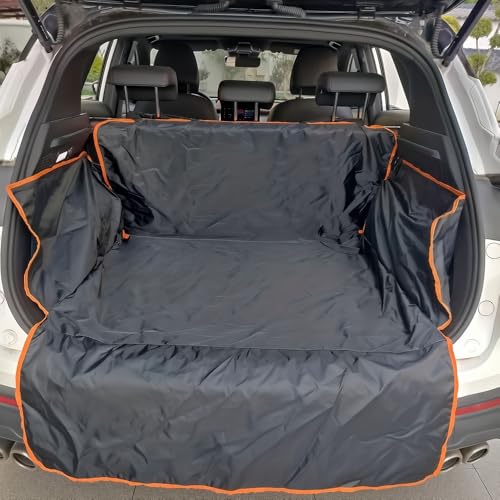 YIBAJIO Kofferraumschutz mit Ladekantenschutz, für VW Golf 6 2003-2013 Auto Kofferraum Hundedecke wasserdicht Kratzfest,A von YIBAJIO