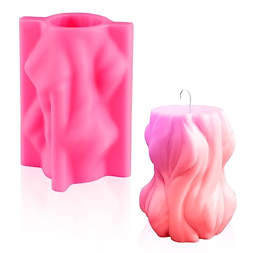Kerzenform zum Gieben Silikonform DIY Slilkon Kerzengiebform 3D Kerzen Silikonformen FÜR Bastelornamente Fondant Duftkerzen Schokolade Seife Kerzenform zum Gieben Silikonform DIY Slilkon Kerzengiebform 3D Kerzen Silikonformen FÜR Bastelornamente Fondant Duftkerzen Schokolade Seife von YICH