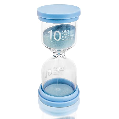 Sanduhr Zeitmesser Sanduhren 10 Minuten Timer für Kinder Glas Timer für Schule Kita Klassenzimmer Spiele Zuhause Küche Büro Tea Time Kinder zähneputzen von YICH